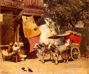 Un indio Gharry Persa Indio egipcio Edwin Lord Weeks Pinturas al óleo